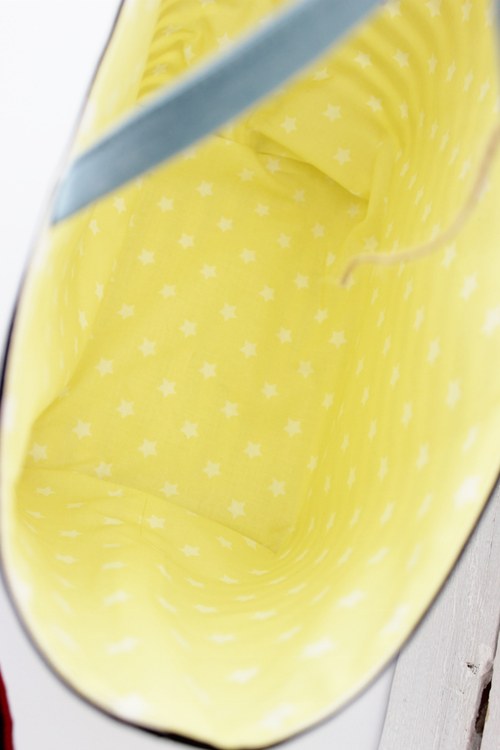 Košík "Strips & Star" yellow — foto 2