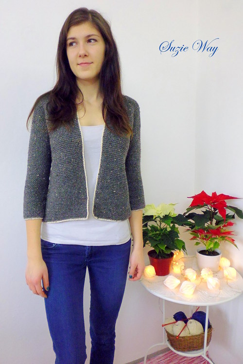 Svetřík • tmavý tweed • — foto 4