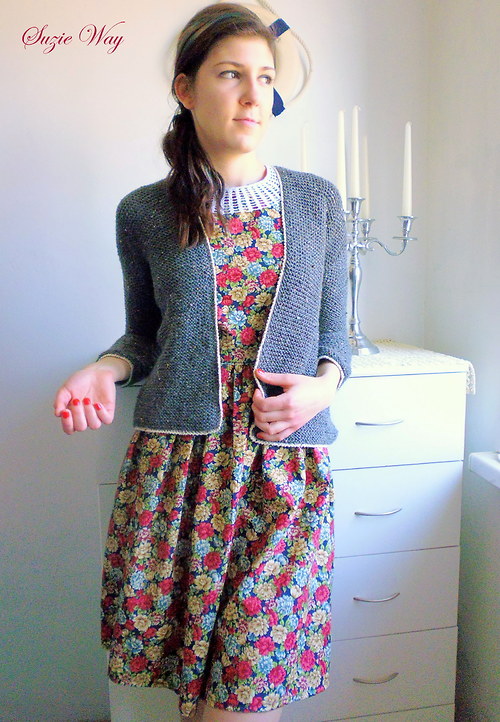 Svetřík • tmavý tweed • — foto 2