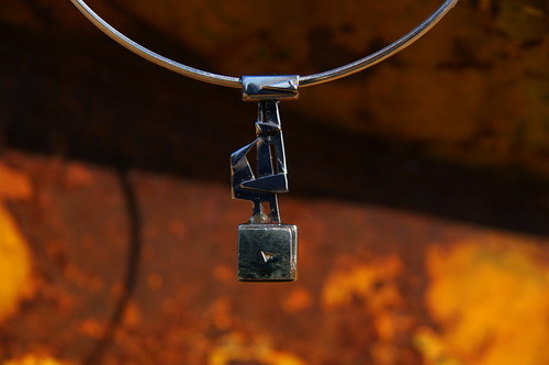Nerezový náhrdelník...." Cube " — foto 2