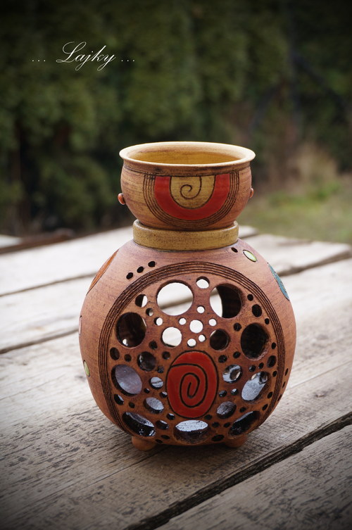 Aromalampa "Červená spirála" — foto 3