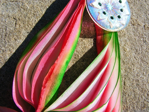 Hedvábí ala Shibori Ribbon 2 — foto 2