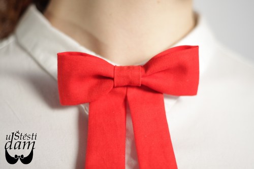 Dlouhá mašle Red — foto 2