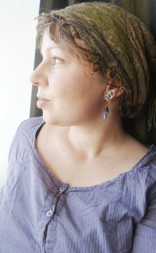 Čaroitové náušnice ala piercing... — foto 3
