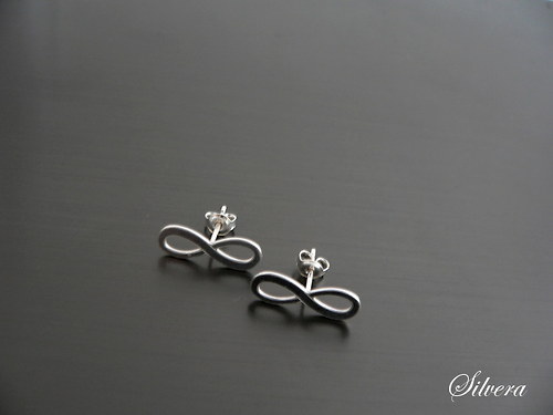 Stříbrné 925 Naušnice, ... INFINITY.... — foto 5