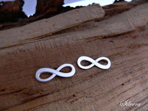 Stříbrné 925 Naušnice, ... INFINITY.... — foto 6