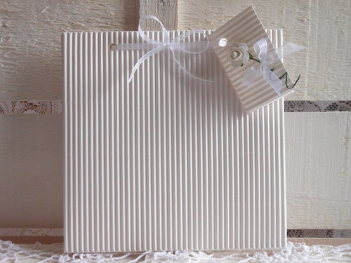 Svatební - bílá růžička - obal na CD plný — foto 3