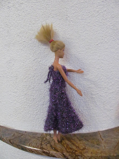 Fialové elegantní šaty — foto 2