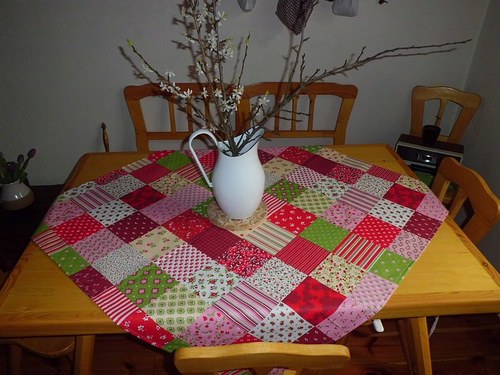 Ubrus Červený patchwork — foto 3