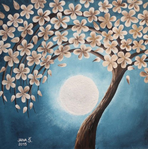 Energetický obraz, Strom - 70 x 70cm — foto 2