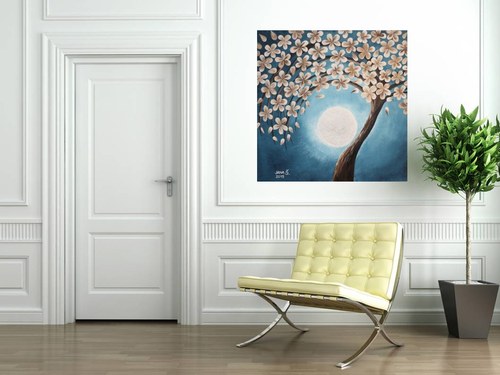 Energetický obraz, Strom - 70 x 70cm — foto 3