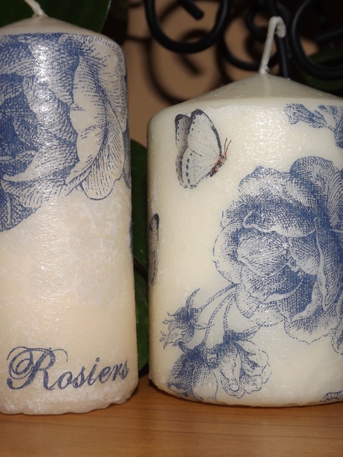 Svíčka "Modrá růže"" — foto 2