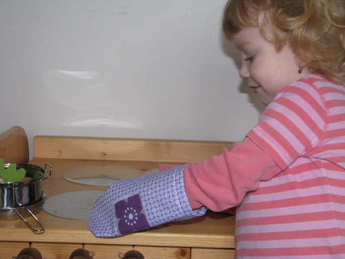 Chňapka - fialová — foto 3