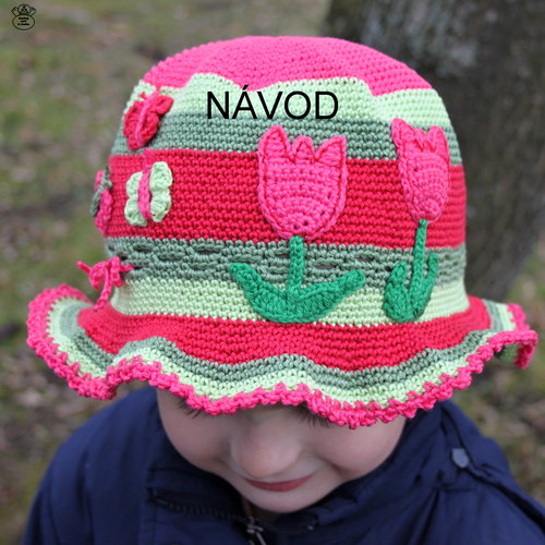 Jarní klobouk s tulipány_návod — foto 2
