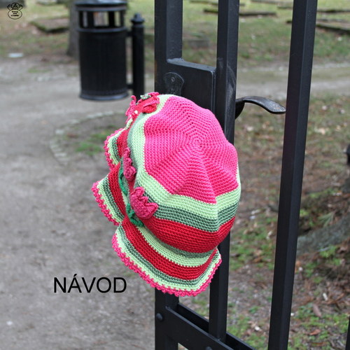 Jarní klobouk s tulipány_návod — foto 3