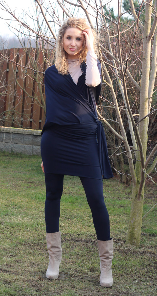 Leginy - tmavě modré — foto 2