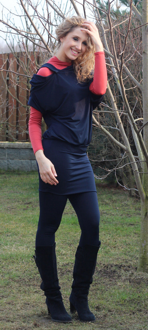 Leginy - tmavě modré — foto 4