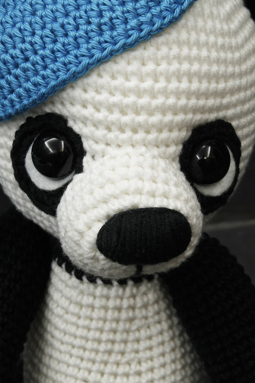 Háčkovaná panda Danni - Návod — foto 2