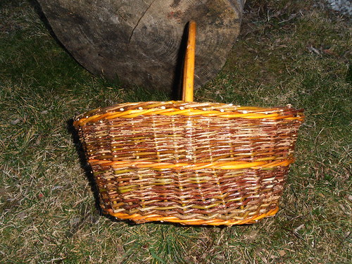 Oválný proutěný košík — foto 2