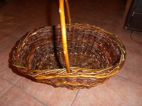 Oválný proutěný košík — foto 3