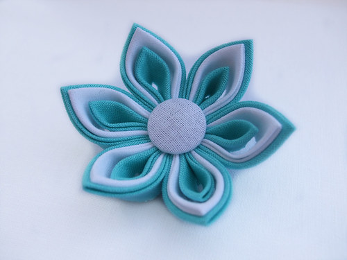 Kanzashi brož — foto 2