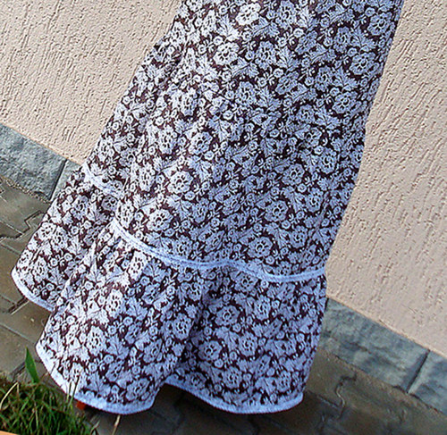 Maxisukně kvítkovaná — foto 3