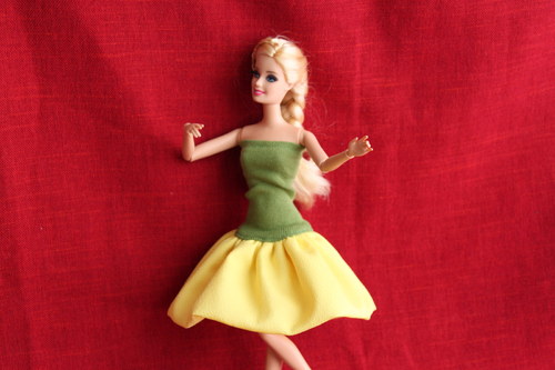 Barbie - balonové šaty + BOTY — foto 3