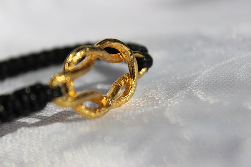 Náramek macramé/shamballa — foto 4
