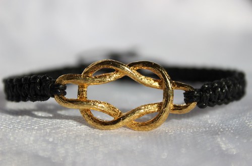 Náramek macramé/shamballa — foto 5