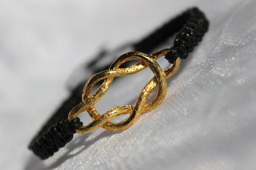 Náramek macramé/shamballa — foto 3
