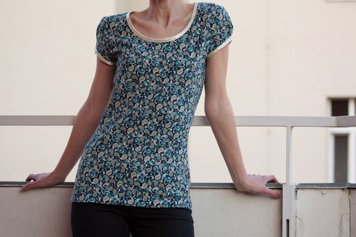 Tričko Rikke blue — foto 2