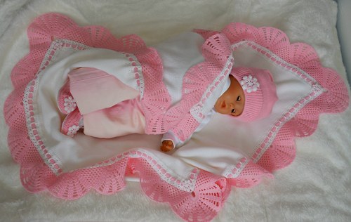 BABY dečka "bilo/růžová" — foto 3
