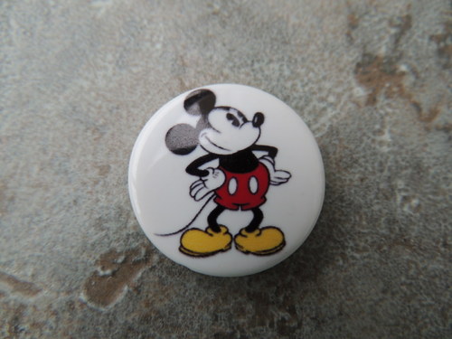 Korálek placka Mickey, 1 ks — foto 2