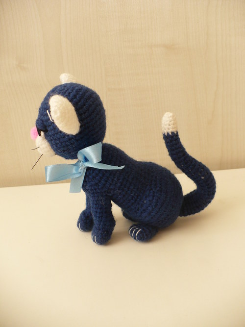 Kocourek Modráček - 14 cm — foto 2