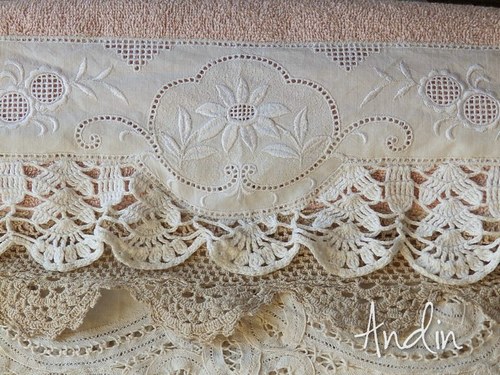 Shabby chic froté ručník — foto 3