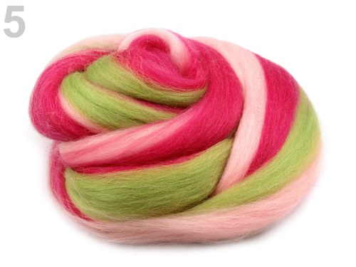 Melírované rouno ROSA - 20g — foto 2