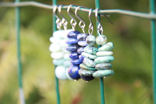 Náušnice lapis lazuli... — foto 3