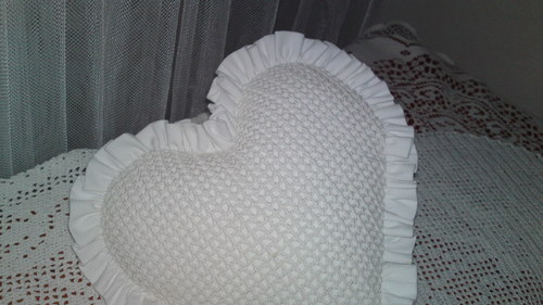 Svatební polštářek srdíčko — foto 2