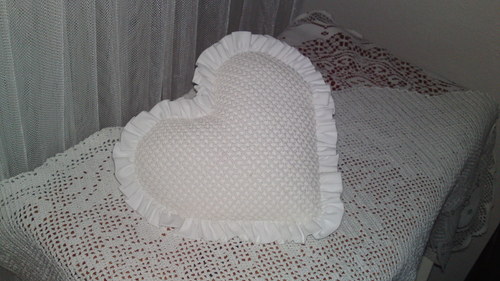 Svatební polštářek srdíčko — foto 3