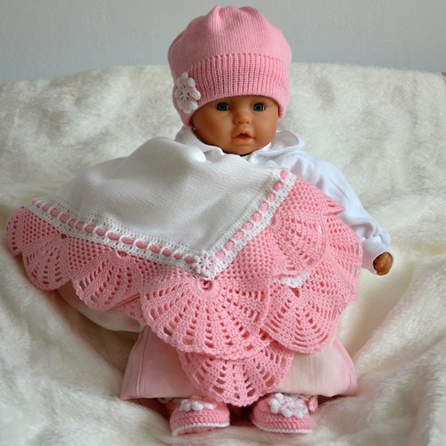 BABY dečka "bilo/růžová" — foto 5