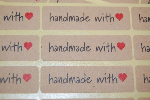 Arch samolepek "Hand Made" /12 ks/ — foto 2