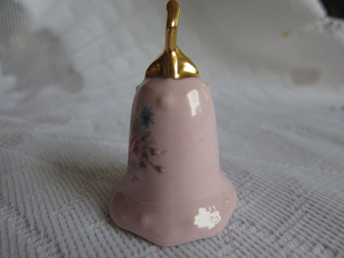 Zvonek - růžový porcelán — foto 4