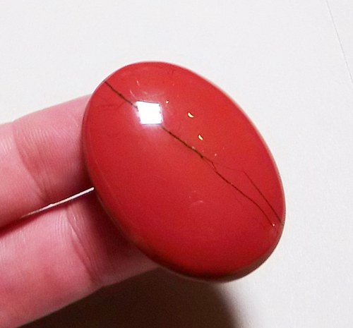 Jaspis červený- 4x3 cm - B852 — foto 3