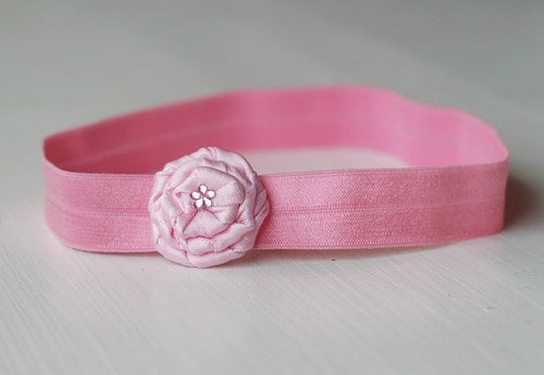 Čelenka pro newborn - minirůžička — foto 3