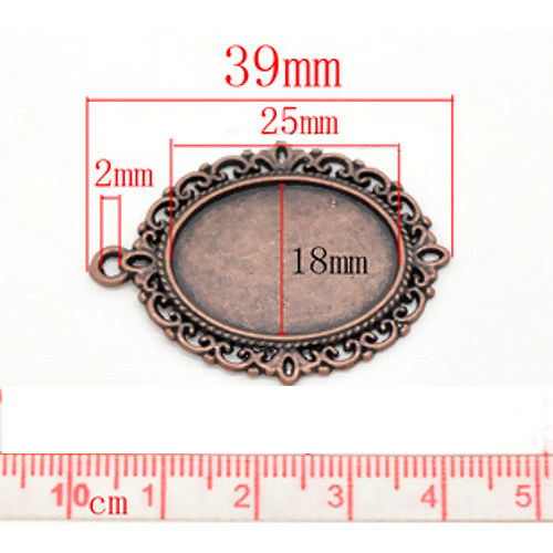 Lůžko - ovál - 25x18 mm, 1 ks — foto 2
