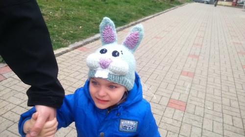 Čepice Zajíček Ušáček — foto 5