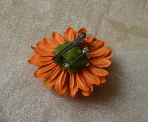 Oranžová gerbera — foto 2