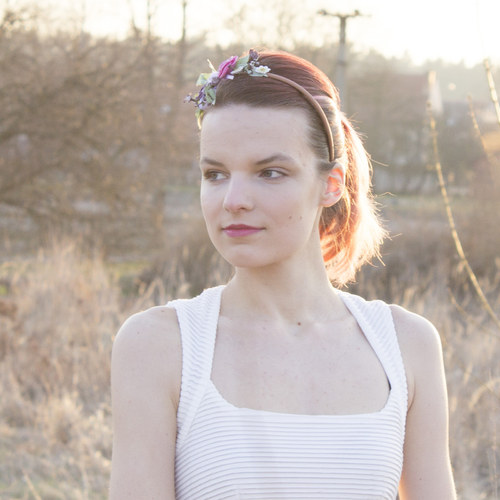 Květinová čelenka - Pro vílu — foto 4