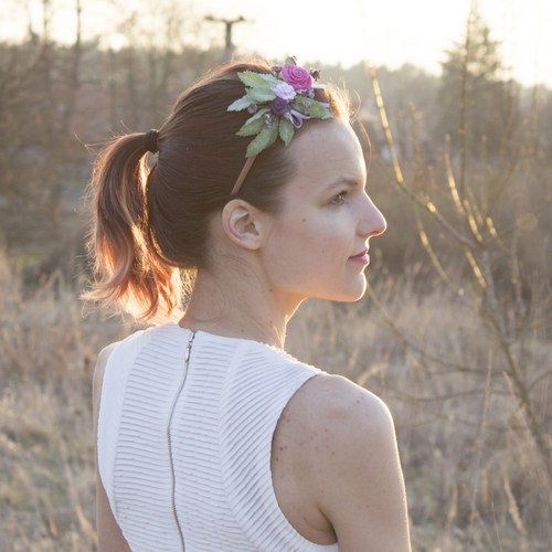 Květinová čelenka - Pro vílu — foto 6