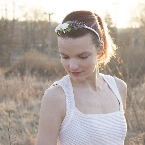 Květinová čelenka - Něžnost — foto 5